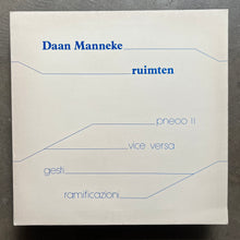 Daan Manneke – Ruimten