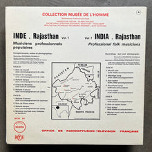 Various – Inde: Rajasthan Vol. 1