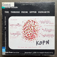 Daniel Goode – The Thrush From Upper Dunakyn