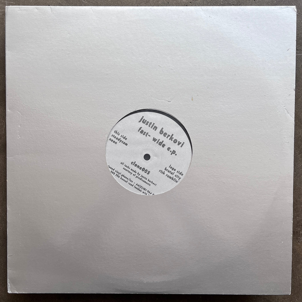 Justin Berkovi – Fast- Wide E.P.