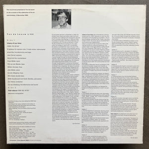 Ton De Leeuw – Litany Of Our Time / Clair Obscur