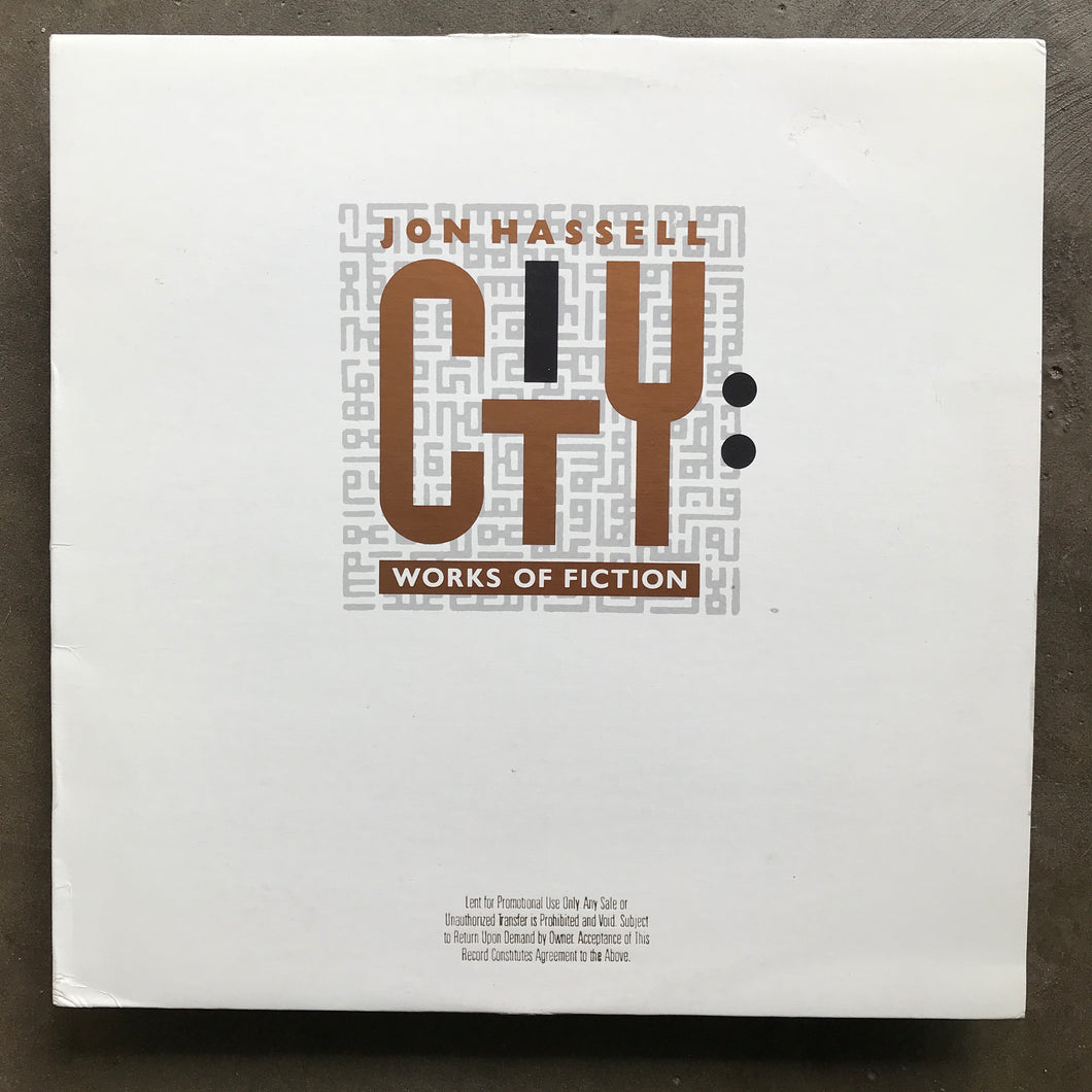 Jon Hassell – City: Works Of Fiction