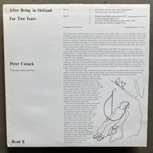 Peter Cusack – After Being In Holland For Two Years