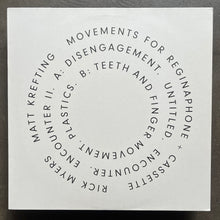 Rick Myers , Matt Krefting – Movements For Reginaphone + Cassette