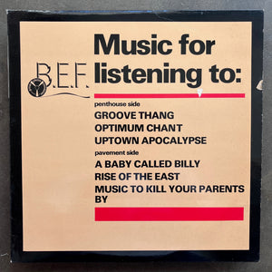 B.E.F. – Music For Listening To