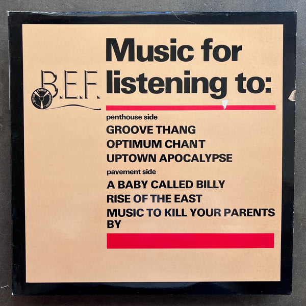 B.E.F. – Music For Listening To
