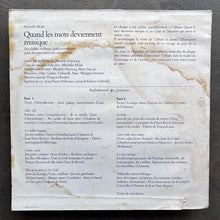 Michelle Melin – Quand Les Mots Deviennent Musique