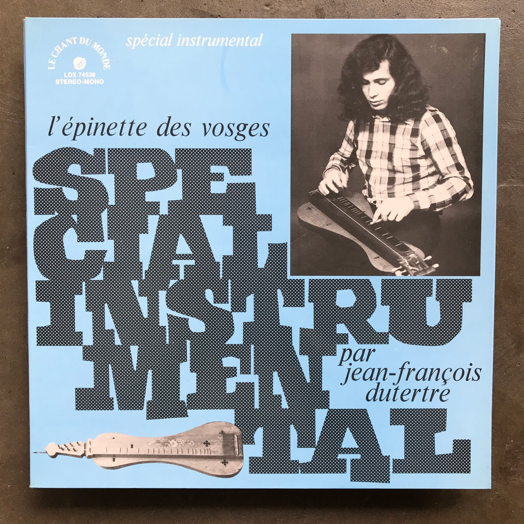 Jean-François Dutertre – L'épinette Des Vosges