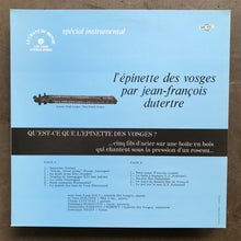 Jean-François Dutertre – L'épinette Des Vosges