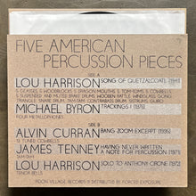 William Winant – Five American Percussion Pieces