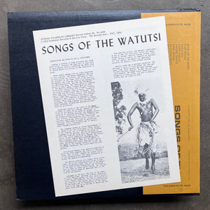 Watutsi ‎– Songs Of The Watutsi