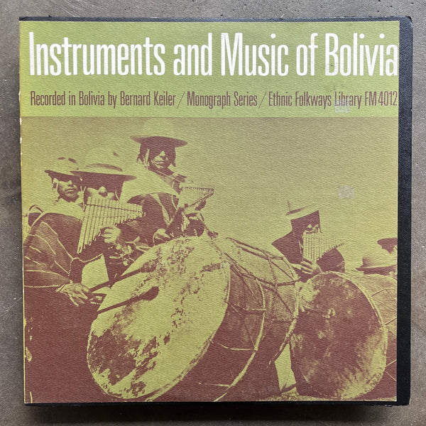 Various – Instruments And Music Of Bolivia
