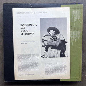 Various – Instruments And Music Of Bolivia