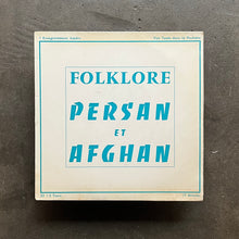 Various – Folklore Persan Et Afghan