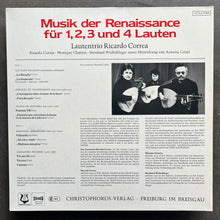 Various  – Musik der Renaissance Für 1, 2, 3 und 4 Lauten