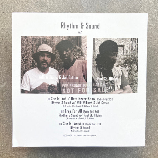 Rhythm & Sound – See Mi Yah (promo CD)