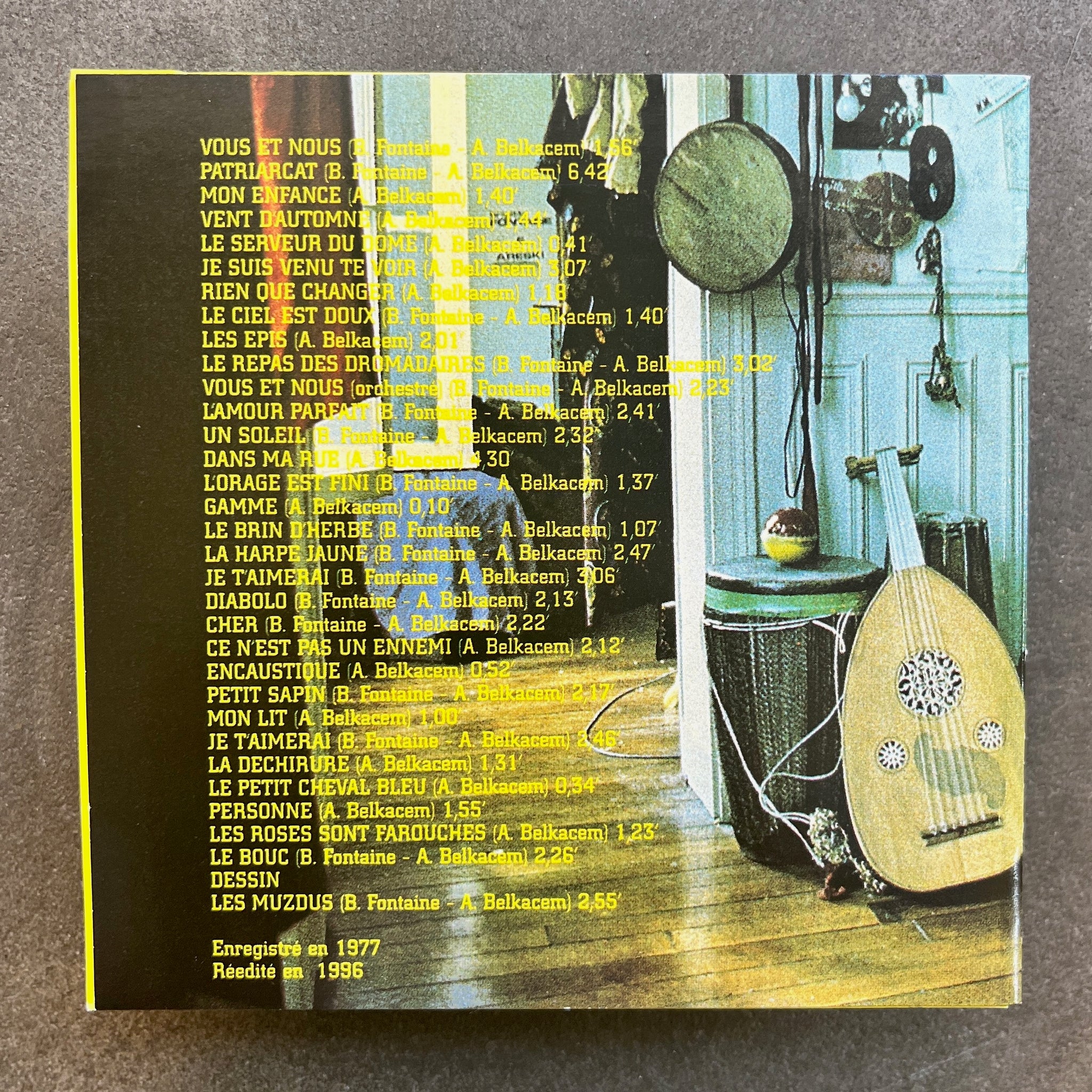Brigitte Fontaine / Areski Belkacem – Vous Et Nous (CD) – All