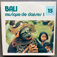 Various – Bali - Musique De Danses 1