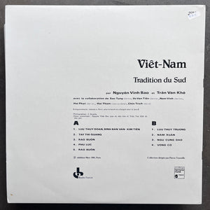 Nguyên Vinh Bao Et Trân Van Khê – Musique Du Viêt-nam - Tradition Du Sud
