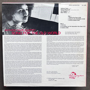Anthony Davis Quartet – Song For The Old World