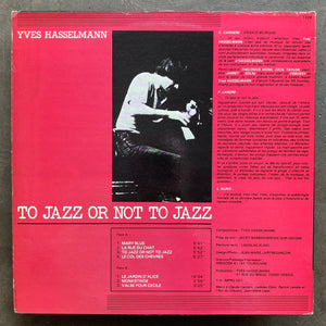 Yves Hasselmann – To Jazz Or Not To Jazz