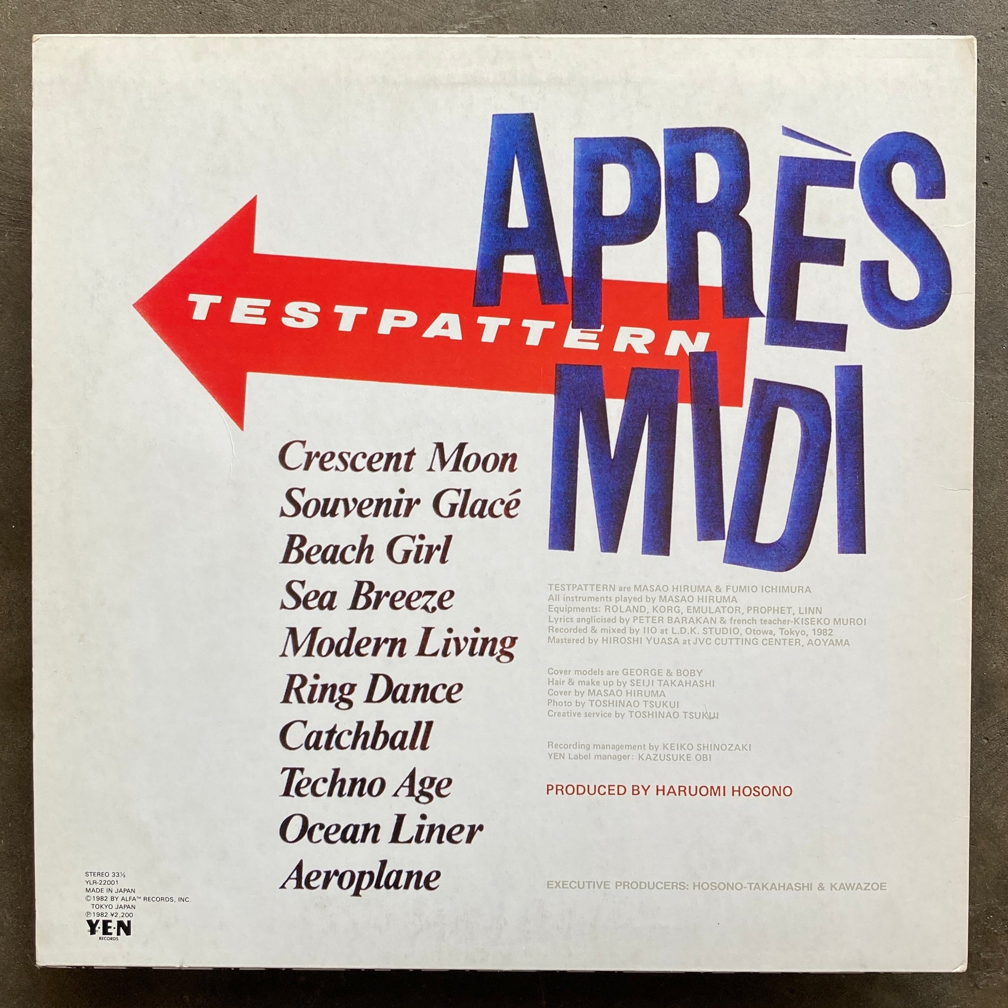 Testpattern ‎– Après-Midi – All Night Flight Records