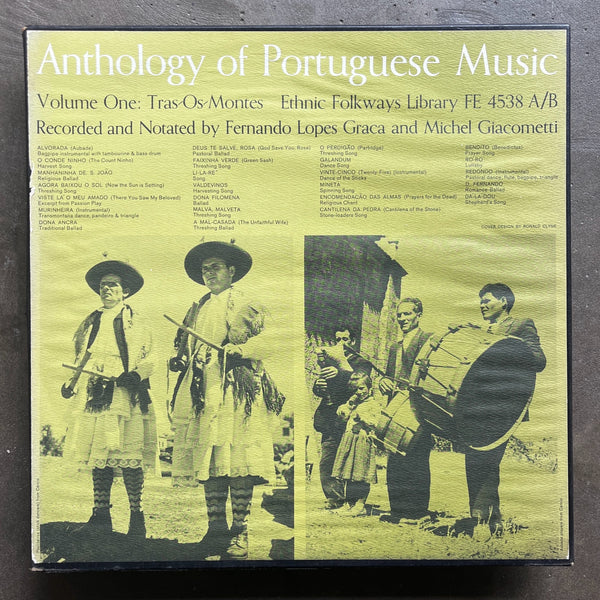 Michel Giacometti / Fernando Lopes-Graça – Anthology Of Portuguese Music (Volume One: Tras-Os-Montes) (Volume Two: Algarve)