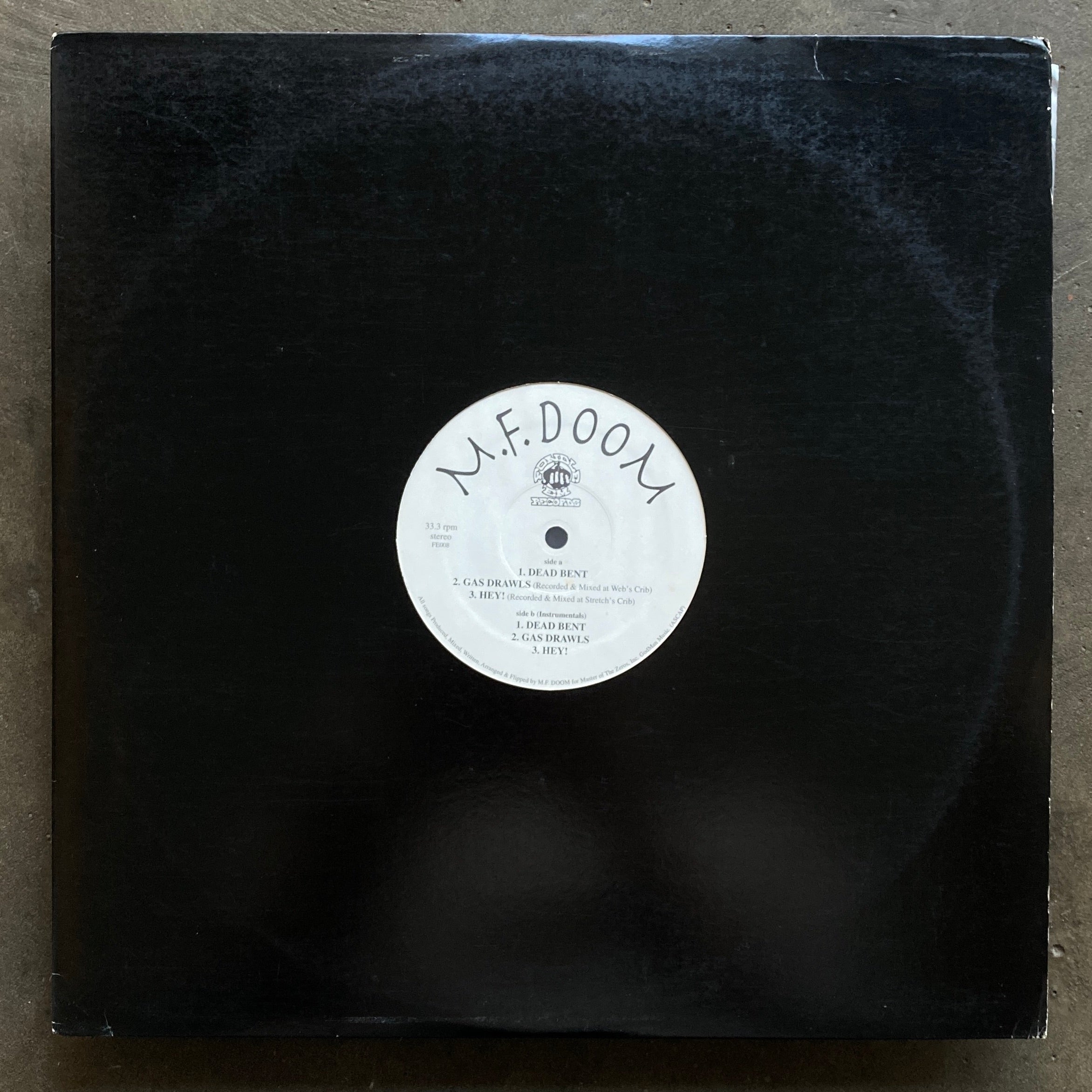 M.F. Doom – Dead Bent / Gas Drawls / Hey! – All Night Flight Records