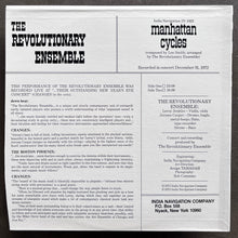 The Revolutionary Ensemble – Manhattan Cycles