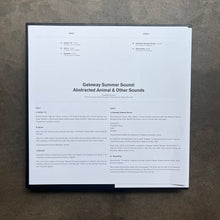 Ann McMillan – Gateway Summer Sound - Abstracted Animal & Other Sounds (RP)