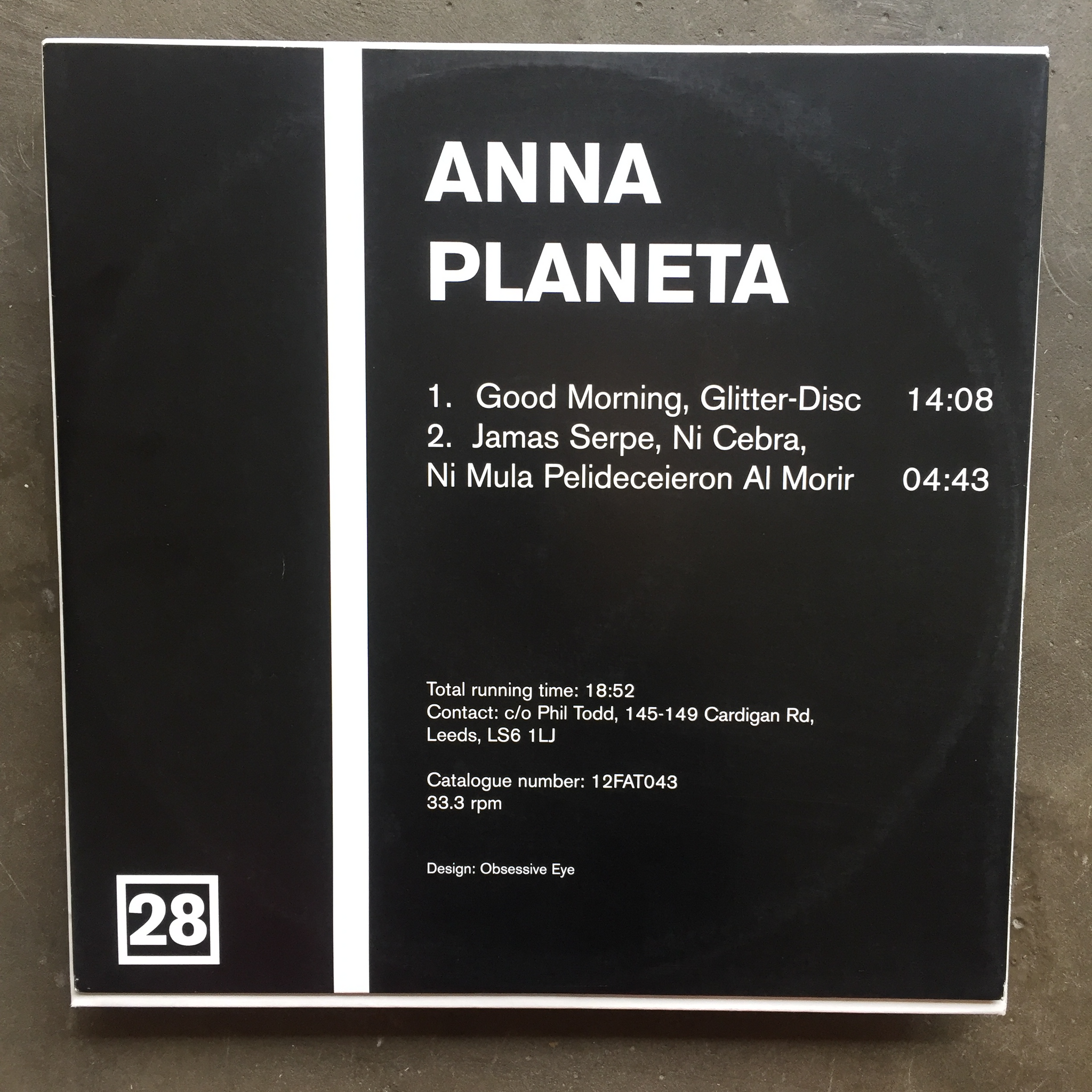 Ultra-Red / Anna Planeta ‎– Split Series #14