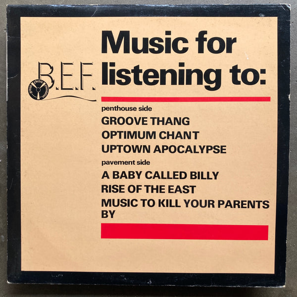 B.E.F. – Music For Listening To
