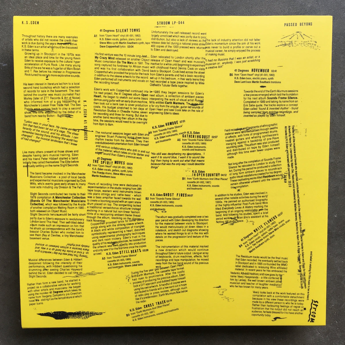 K.S. Eden ‎– Passed Beyond – All Night Flight Records