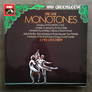 Erik Satie - John Lanchbery ‎– Monotones