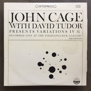 John Cage With David Tudor – Variations IV