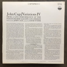 John Cage With David Tudor – Variations IV