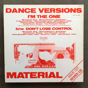Material ‎– I'm The One