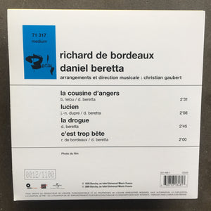 Messieurs Richard De Bordeaux - Daniel Beretta ‎– Le Temps Fou