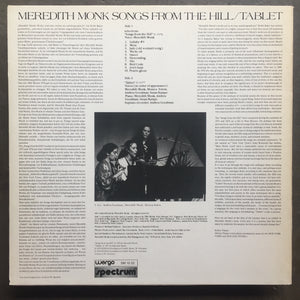 Meredith Monk ‎– Songs From The Hill / Tablet