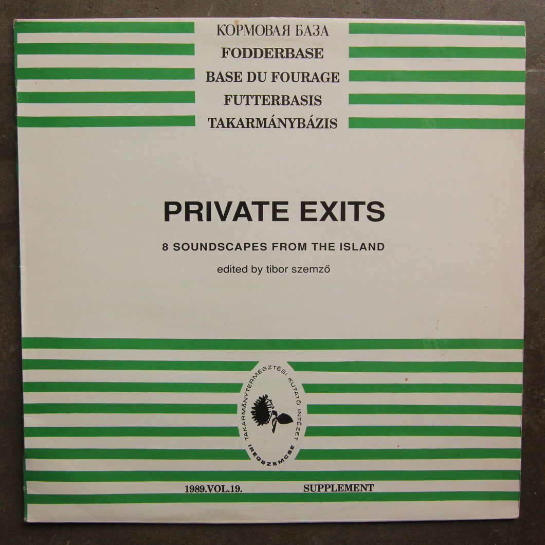 Tibor Szemző ‎– Private Exits - 8 Soundscapes From The Island