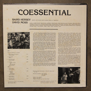 David Moss - Baird Hersey ‎– Coessential