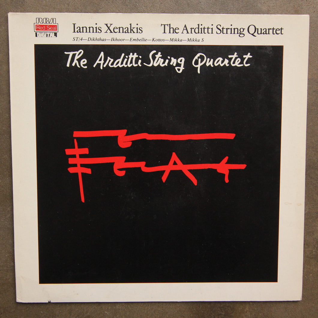 Iannis Xenakis - The Arditti String Quartet ‎– ST/4—Dikhthas—Ikhoor—Embellie—Kottos—Mikka—Mikka S