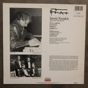 Iannis Xenakis - The Arditti String Quartet ‎– ST/4—Dikhthas—Ikhoor—Embellie—Kottos—Mikka—Mikka S