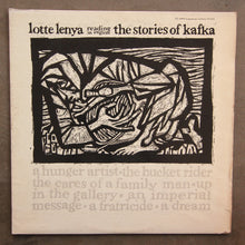 Lotte Lenya ‎– The Stories Of Kafka