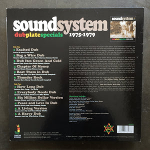 Various ‎– Sound System Dub Plate Specials 1975-1979