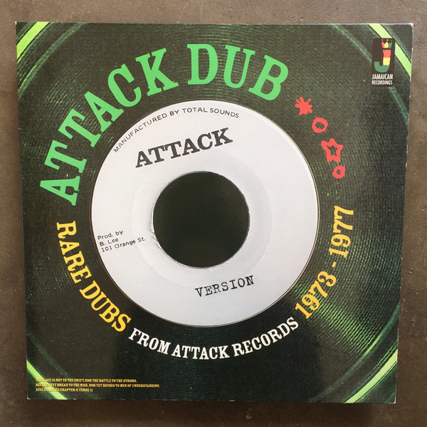 Various ‎– Attack Dub Rare Dubs From Attack Records 1973 - 1977