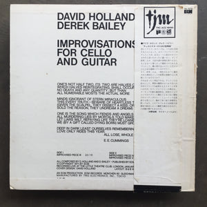 David Holland / Derek Bailey – Improvisations For Cello And Guitar