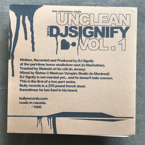 DJ Signify – Unclean Vol. 1