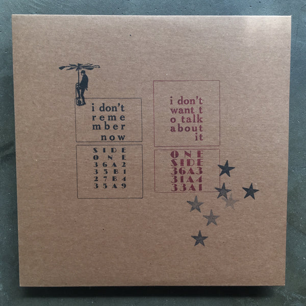 John Bender ‎– I Don't Remember Now / I Don't Want To Talk About It