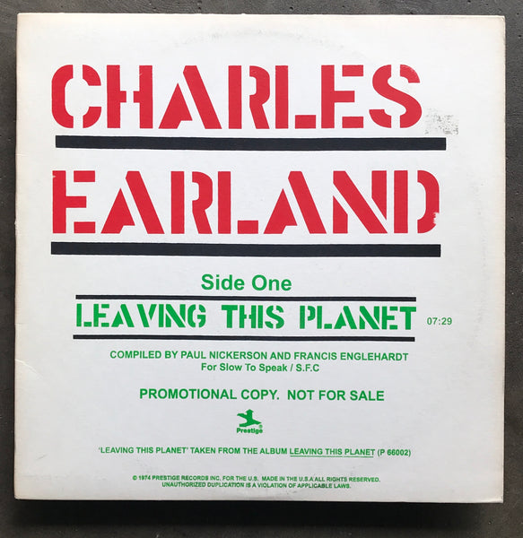Charles Earland / DG9 – Leaving This Planet